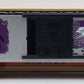 Lionel 6-29218 O Gauge Vapor Records Purple Boxcar #6464-496 EX/Box