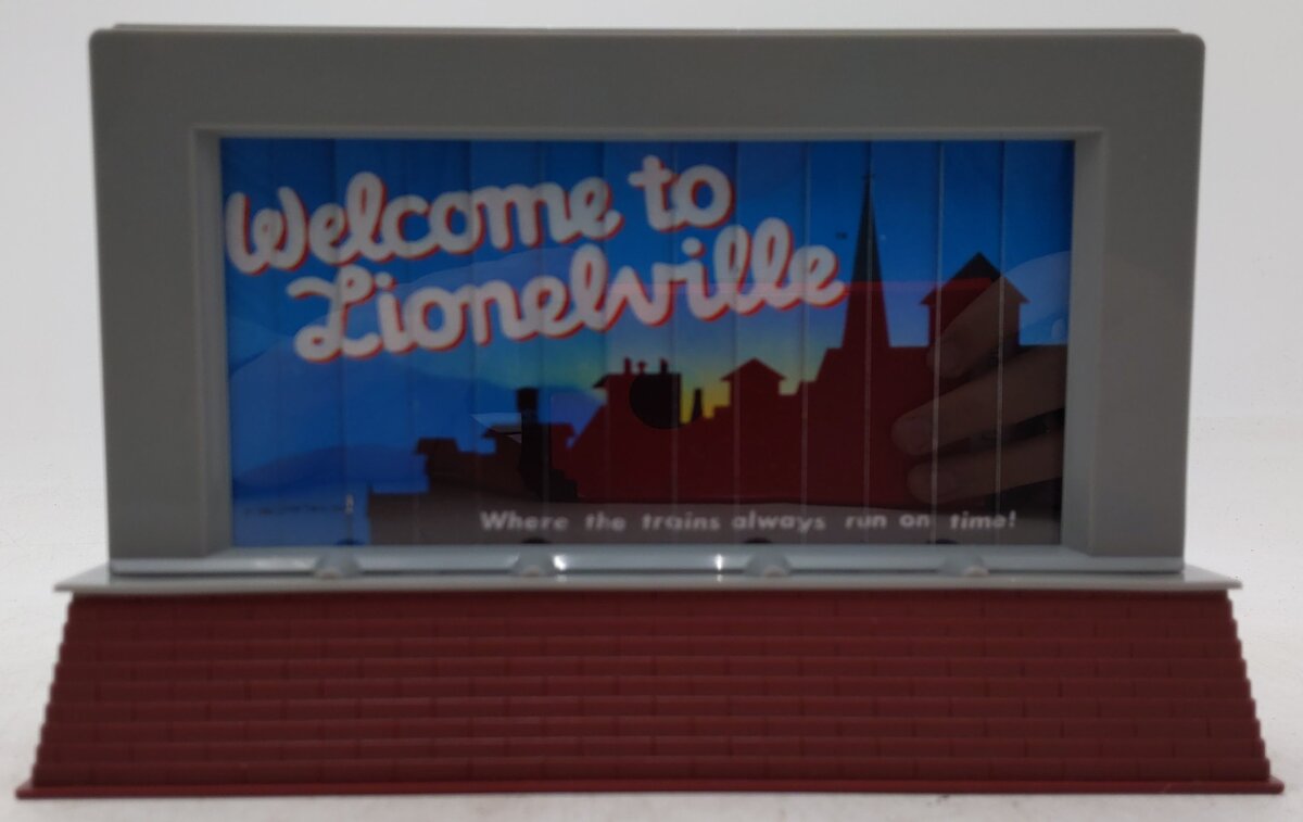Lionel 6-12761 O/O27 Scale Lionelville Animated Billboard One Piece EX/Box