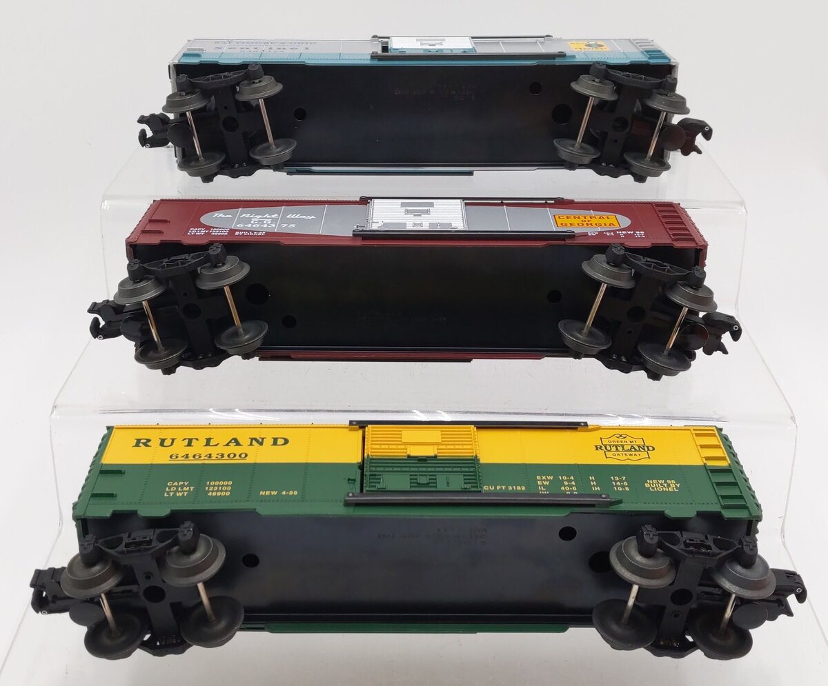 Lionel 6-19276 O Gauge 6464 Boxcar Series V (Set of 3) VG/Box