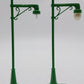 MTH 30-1032 O Scale Green Diecast Street Lamps # 64 (Set of 2) EX/Box