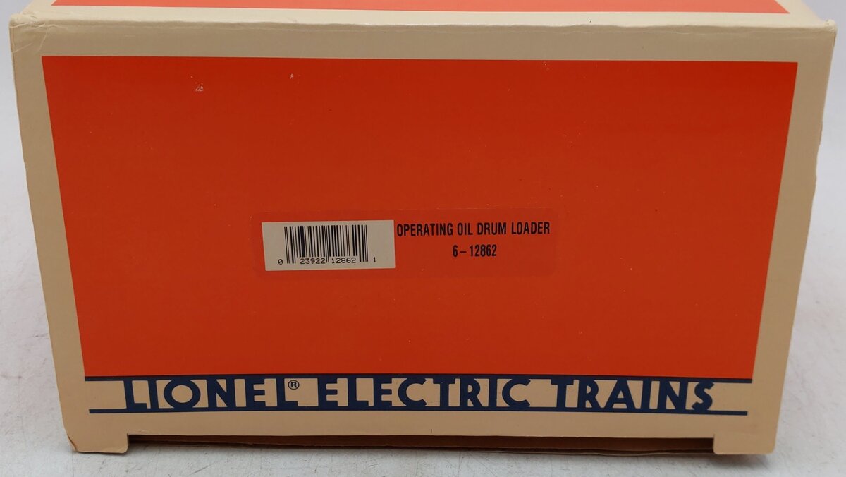 Lionel 6-12862 O Gauge Operating Oil Drum Loader EX/Box