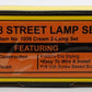 MTH 1056 O #58 Scale Cream Diecast Street Lamp Set NIB