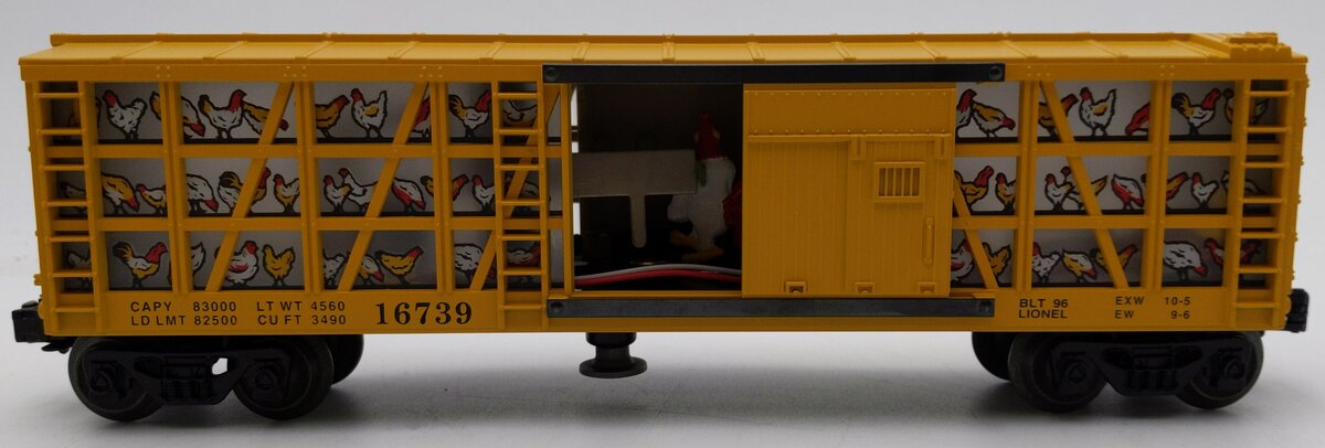 Lionel 6-16739 O Gauge WB Foghorn Leghorn Operating Poultry Car #16739 EX/Box