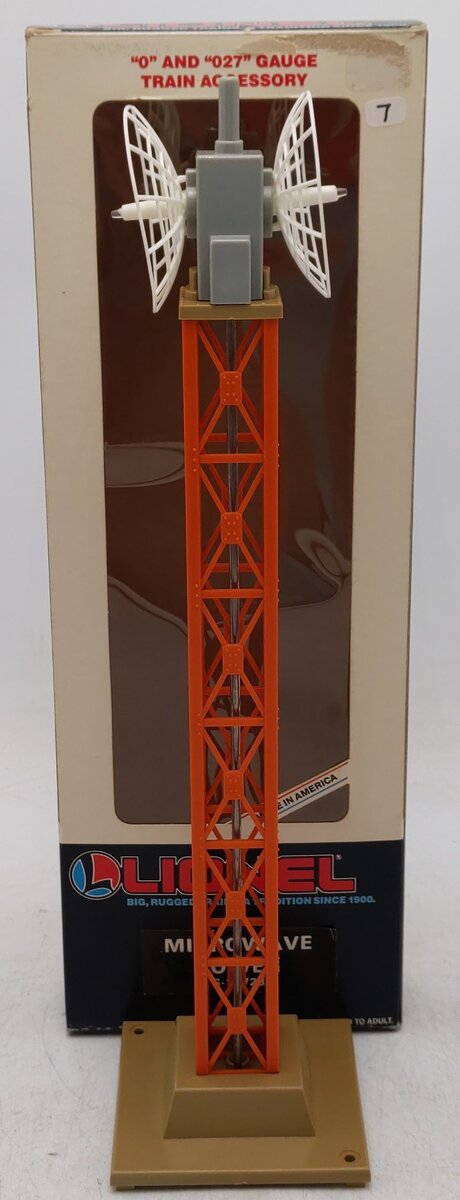 Lionel 6-12723 O Gauge Operating Microwave Tower EX/Box