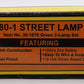 MTH 30-1070 #580-1 O / O-27 Scale Green Teardrop Street Lamp (Set of 2) NIB