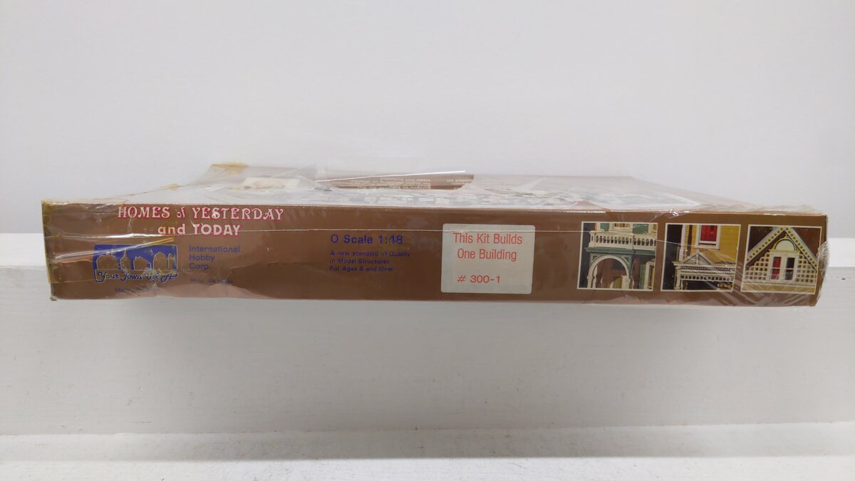 IHC 300-1 O Scale Homes of Yesterday and Today Victorian Row House Building Kit NIB