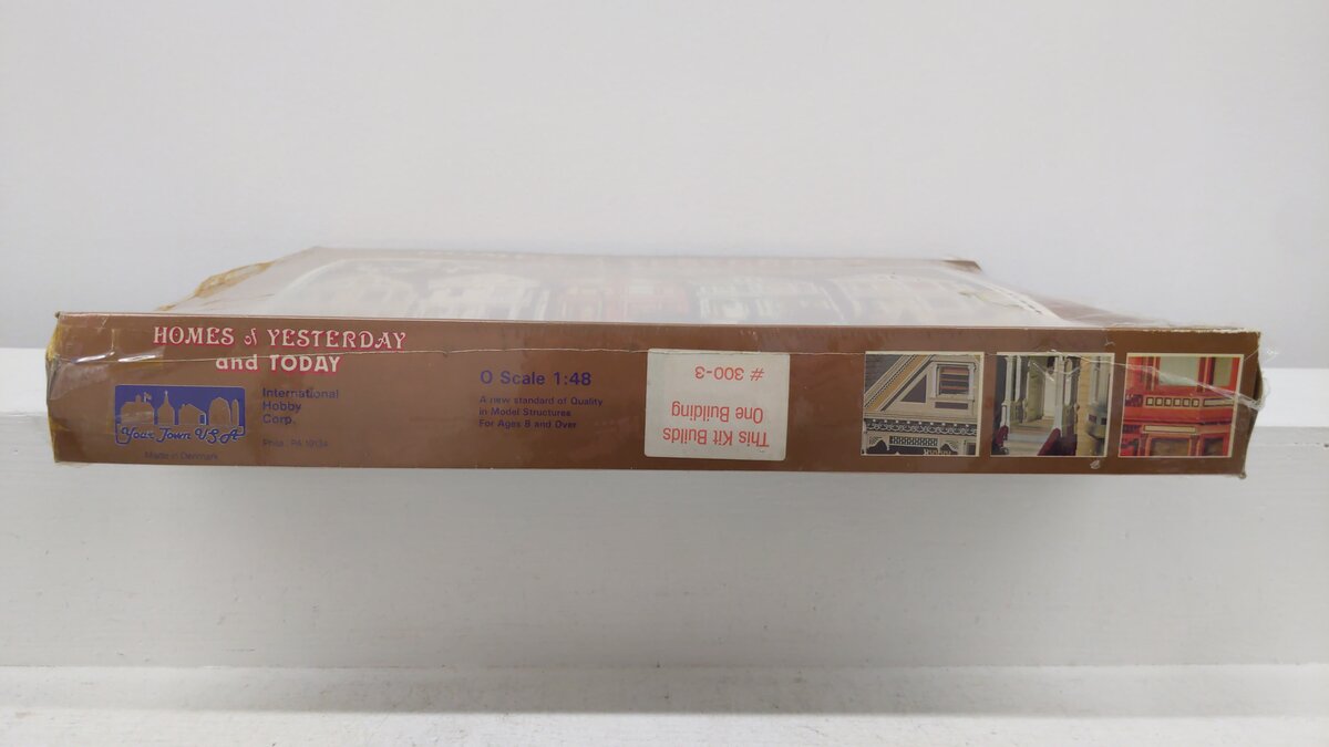 IHC 300-3 O Scale Homes of Yesterday and Today Victorian Row House Building Kit LN/Box