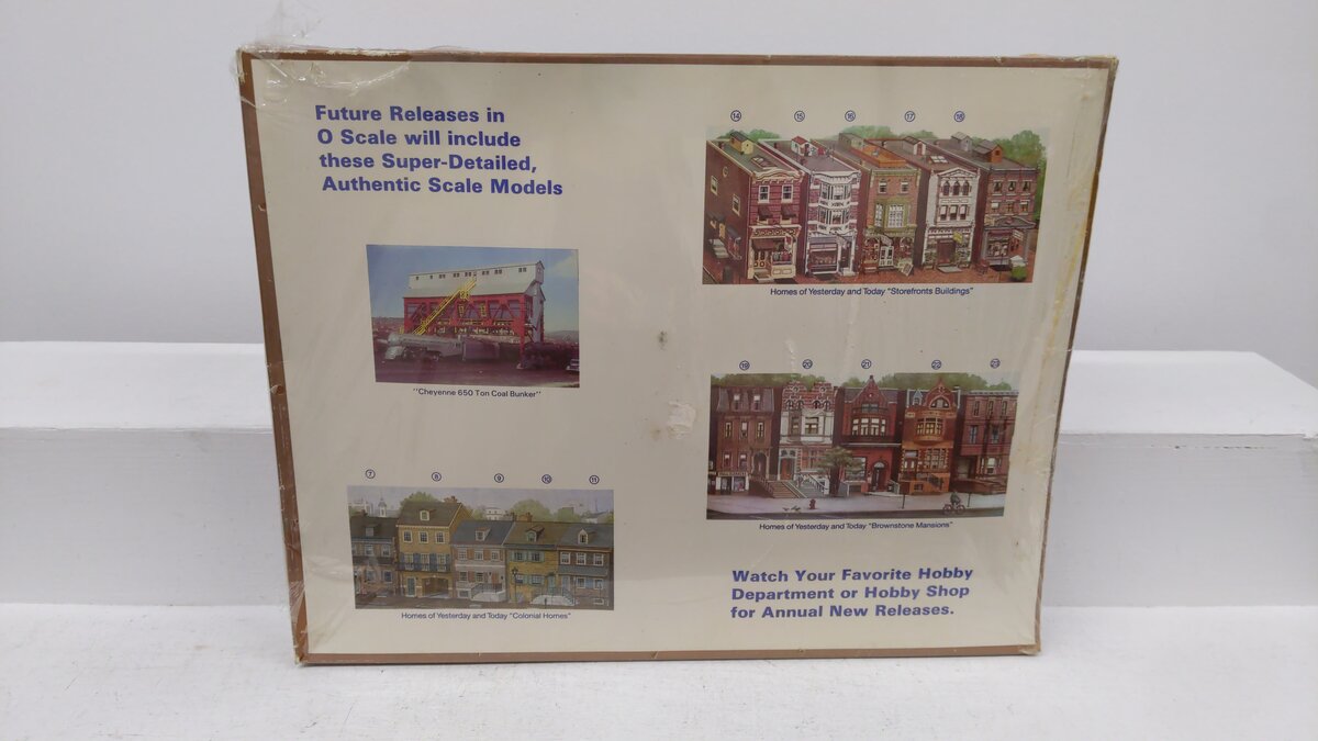 IHC 300-3 O Scale Homes of Yesterday and Today Victorian Row House Building Kit LN/Box