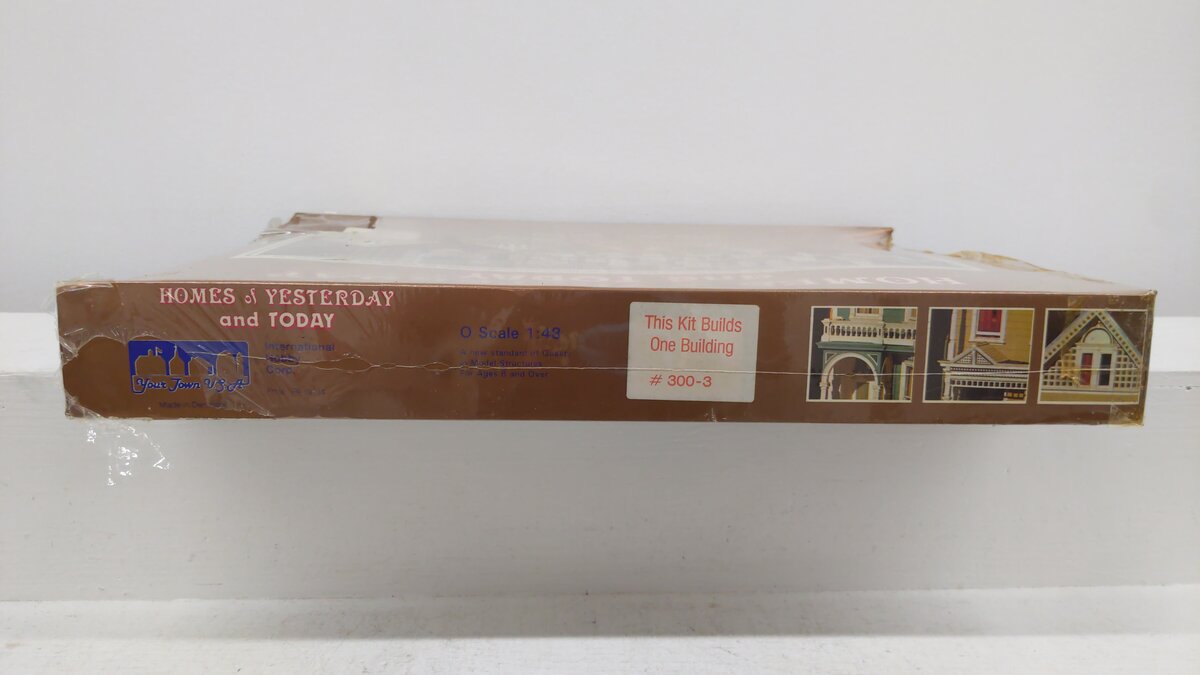IHC 300-3 O Scale Homes of Yesterday and Today Victorian Row House Building Kit LN/Box
