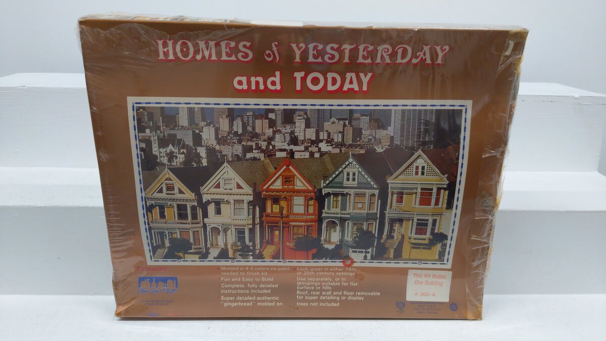 IHC 300-4 O Scale Homes of Yesterday Gingerbread Victorian Row House Kit LN/Box
