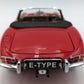 AutoArt 73601 1:18 Jaguar E-Type Roadster I 3.8 in Red w/ Wire-Spoke Wheels VG