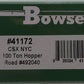 Bowser 41172 HO CSX/NYC 100-Ton 3-Bay Hopper Executive Line #492040 LN/Box