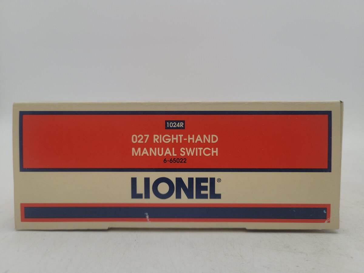 Lionel 6-5022 O27 Gauge Right Hand Manual Control Switch EX/Box