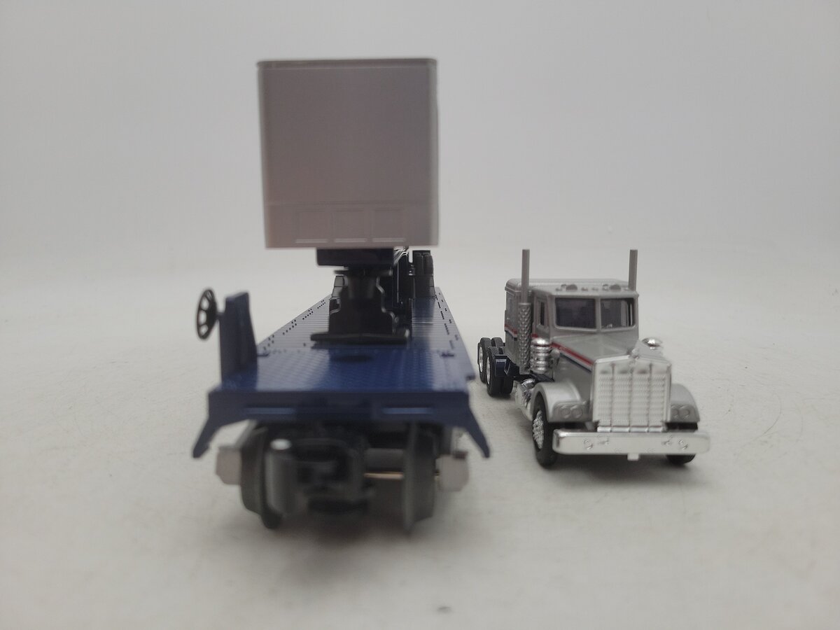 Lionel 6-52490 O USA StLRRC 25th Anniversary 1983-2008 Flatcar w/Tractor Trailer LN/Box