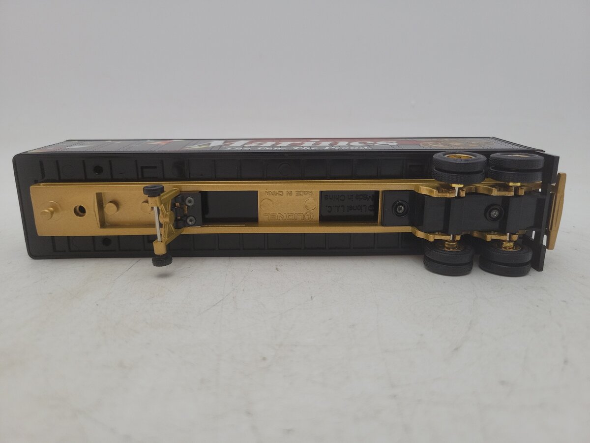 Lionel 6-52440 O Gauge USMC Flatcar w/ Tractor Trailer LN/Box