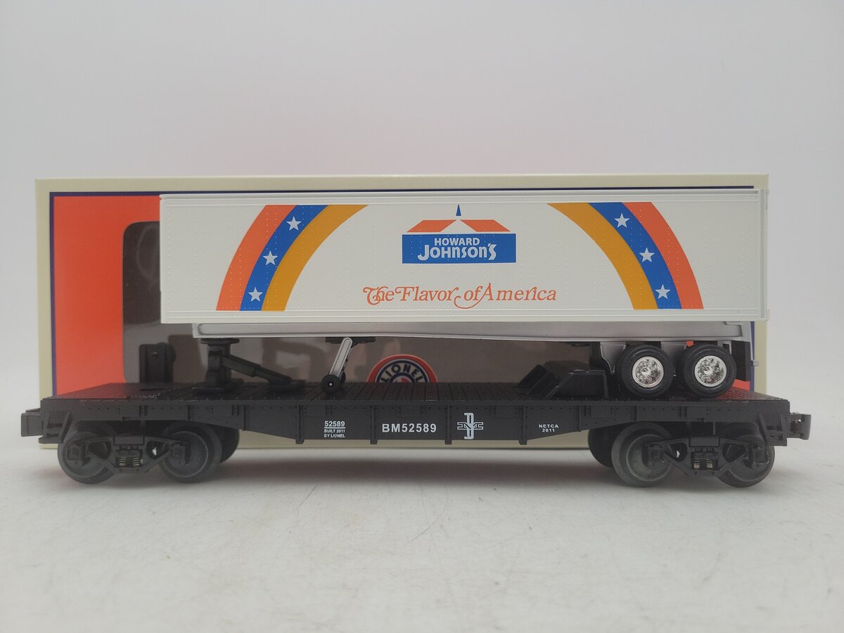 Lionel 6-52589 O Gauge 2011 NETCA Howard Johnson TOFC EX/Box