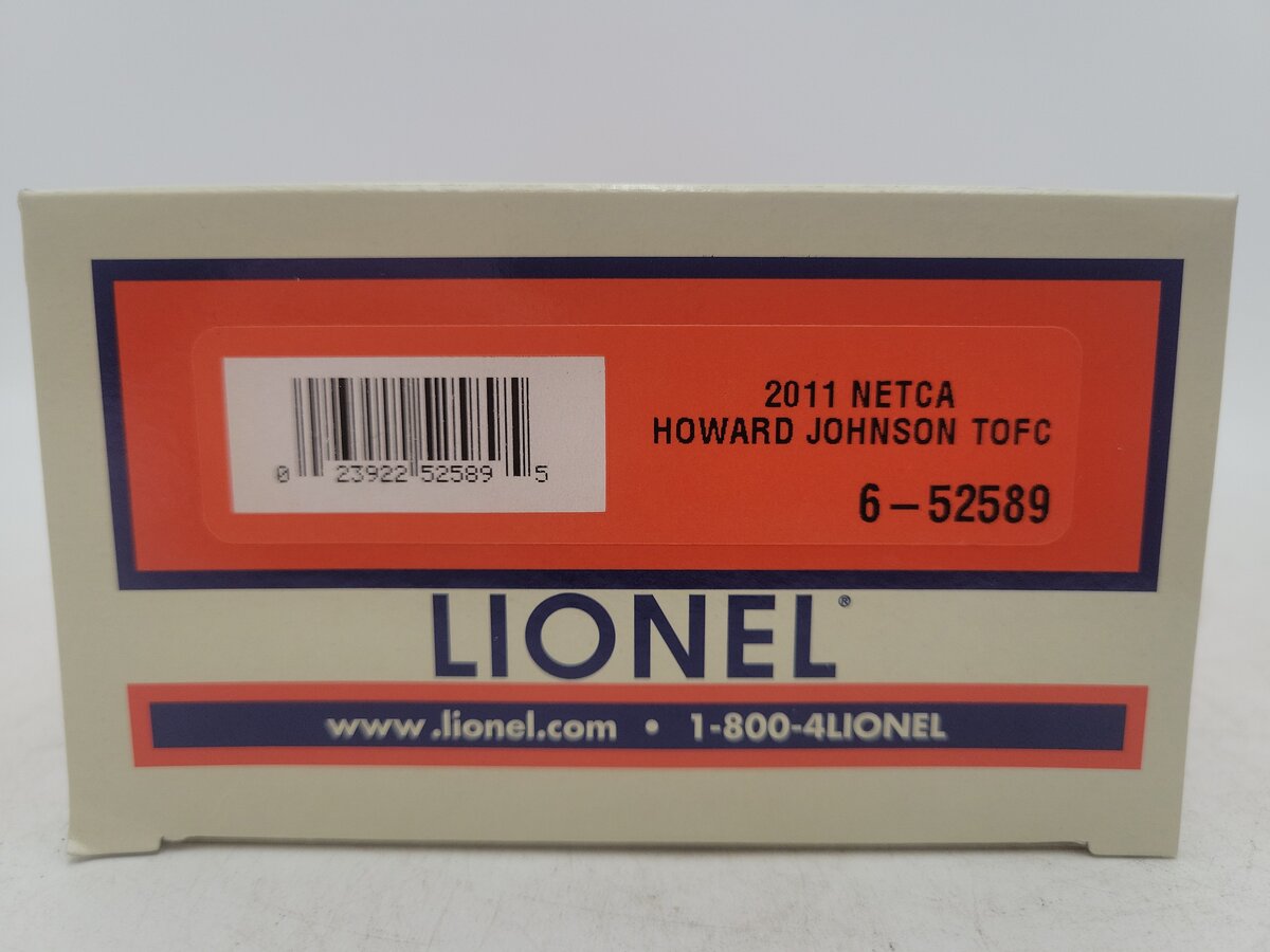 Lionel 6-52589 O Gauge 2011 NETCA Howard Johnson TOFC EX/Box