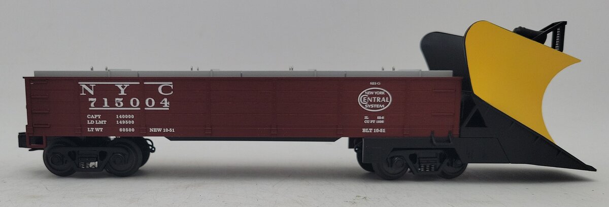 MTH 30-7217 O NYC Snowplow w/ Illuminated Headlight #715004 LN/Box