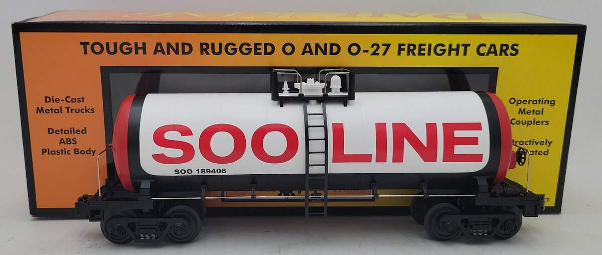 MTH 30-7386 O SOO Line Modern Tank Car #189406 LN/Box