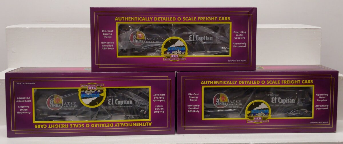 MTH 20-96039 O SF TTOS 2001 Southwest Division Single Dome Tank Cars (Set of 3) LN/Box