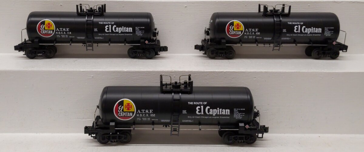 MTH 20-96039 O SF TTOS 2001 Southwest Division Single Dome Tank Cars (Set of 3) LN/Box