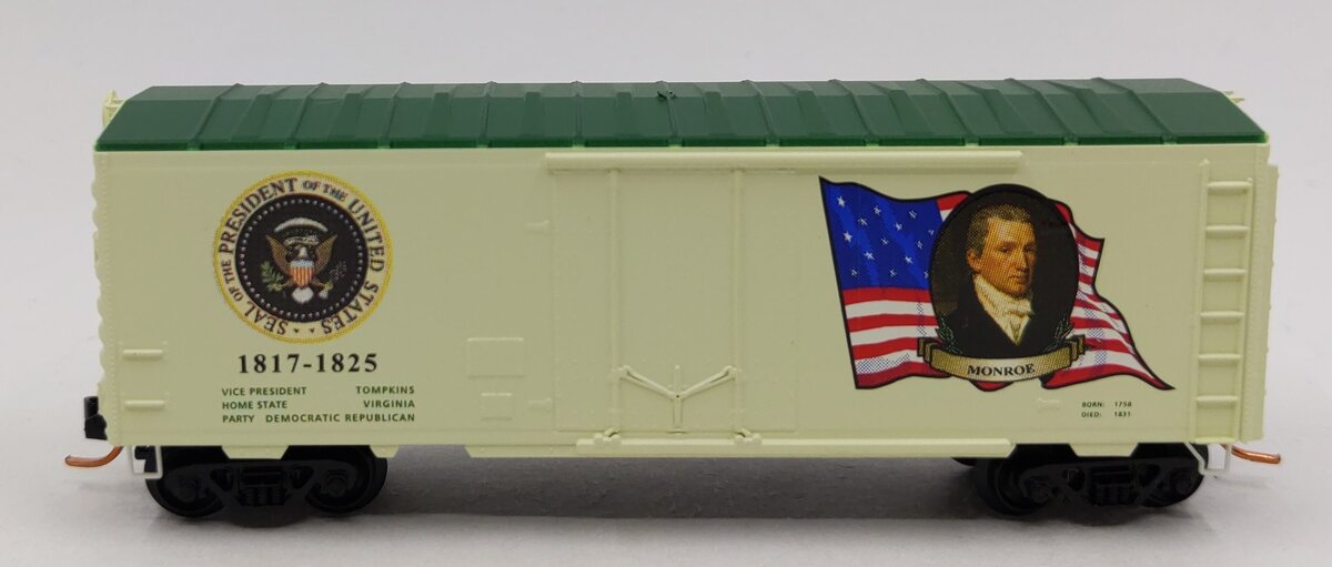 Micro-Trains 07400105 N James Monroe 40' Plug Door Boxcar #1817-1825 w Ladders EX/Box
