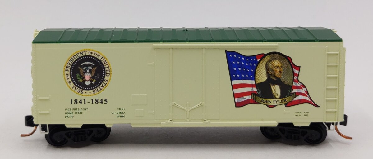 Micro-Trains 07400110 N John Tyler 40' Plug Door Boxcar #1841-1845 w/Ladders EX/Box