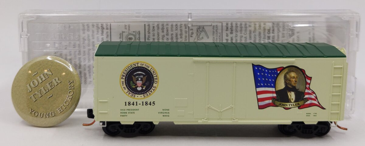 Micro-Trains 07400110 N John Tyler 40' Plug Door Boxcar #1841-1845 w/Ladders EX/Box