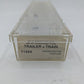 Micro-Trains 71524-1 N Scale TTX 89'4" TOFC Flat Car w/ Solid White Trailer VG/Box