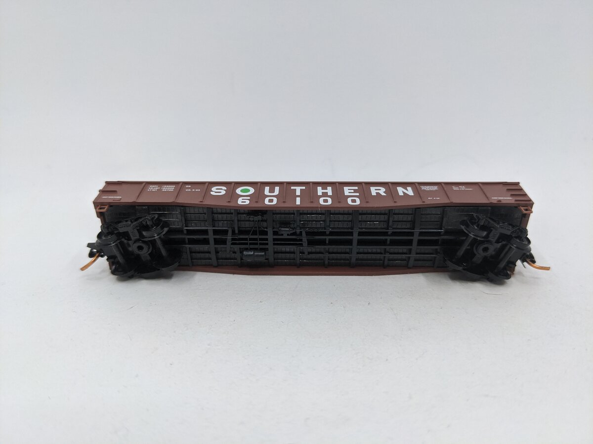 Micro-Trains 10552170 N SOU 50' Steel Side 14 Panel Fixed End Gondola #60100 EX/Box