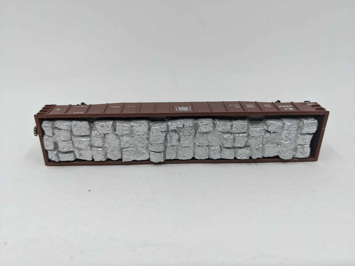 Micro-Trains 10500510 N RI 50' Steel Side 15 Panel Fixed End Gondola #3958 EX/Box