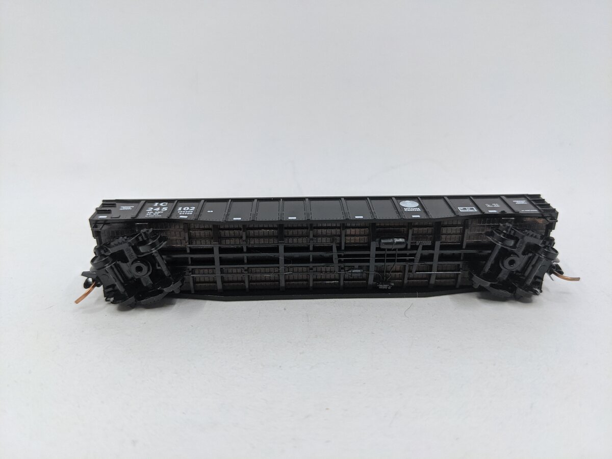 Micro-Trains 105550 N Scale Illinois Central 50' Steel Fishbelly Gondola #245102 EX/Box