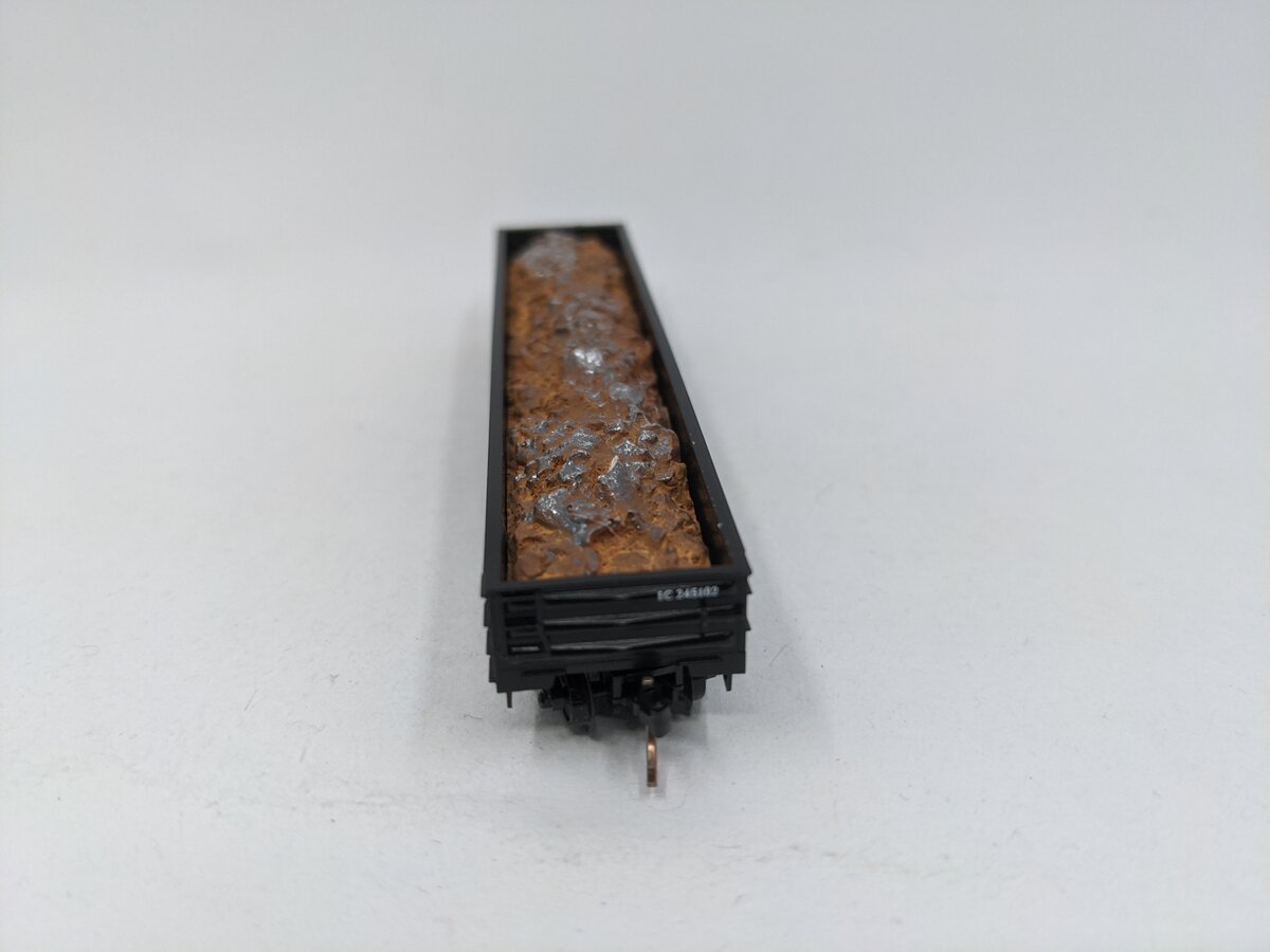 Micro-Trains 105550 N Scale Illinois Central 50' Steel Fishbelly Gondola #245102 EX/Box