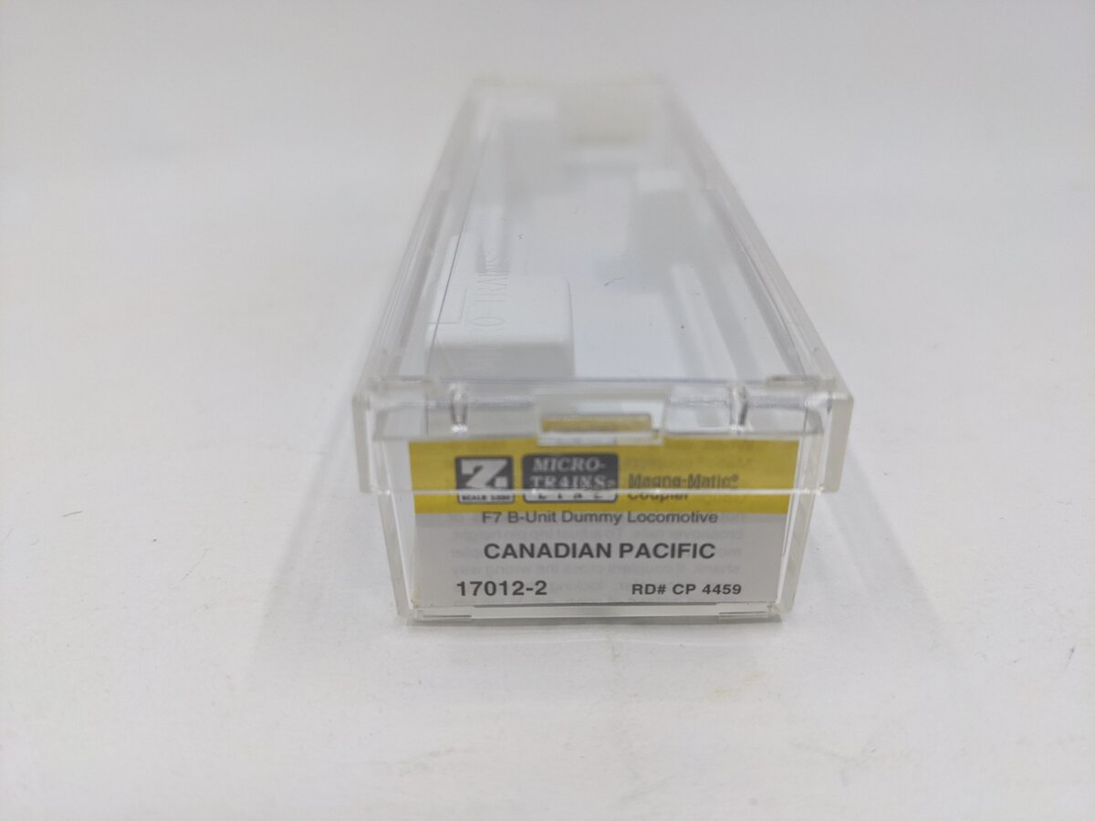 Micro-Trains 17012-2 Z Scale Canadian Pacific F7 B-Unit Dummy Locomotive #4459 EX/Box