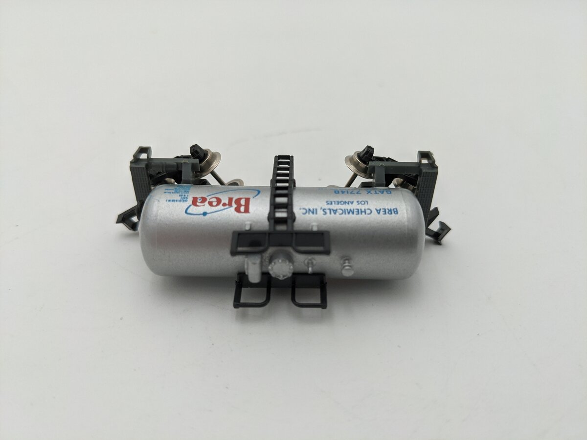 Atlas 3242 N Scale Brea Chemical "Beercan" Tank Car #77148 EX/Box