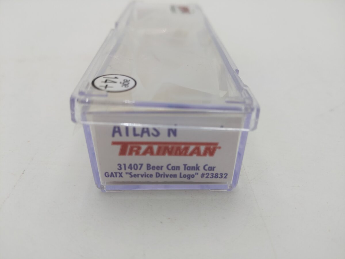 Atlas 31407 N Scale GATX 28' Modern Tankcar #23832 LN/Box