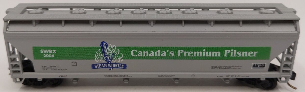 Aztec MB2047-36 N Scale Canada's Premium Pilsner 4-Bay Hopper LN