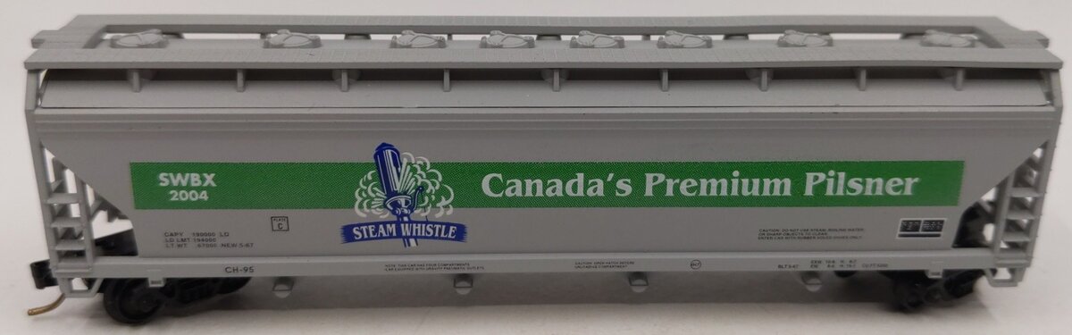 Aztec MB2047-36 N Scale Canada's Premium Pilsner 4-Bay Hopper LN