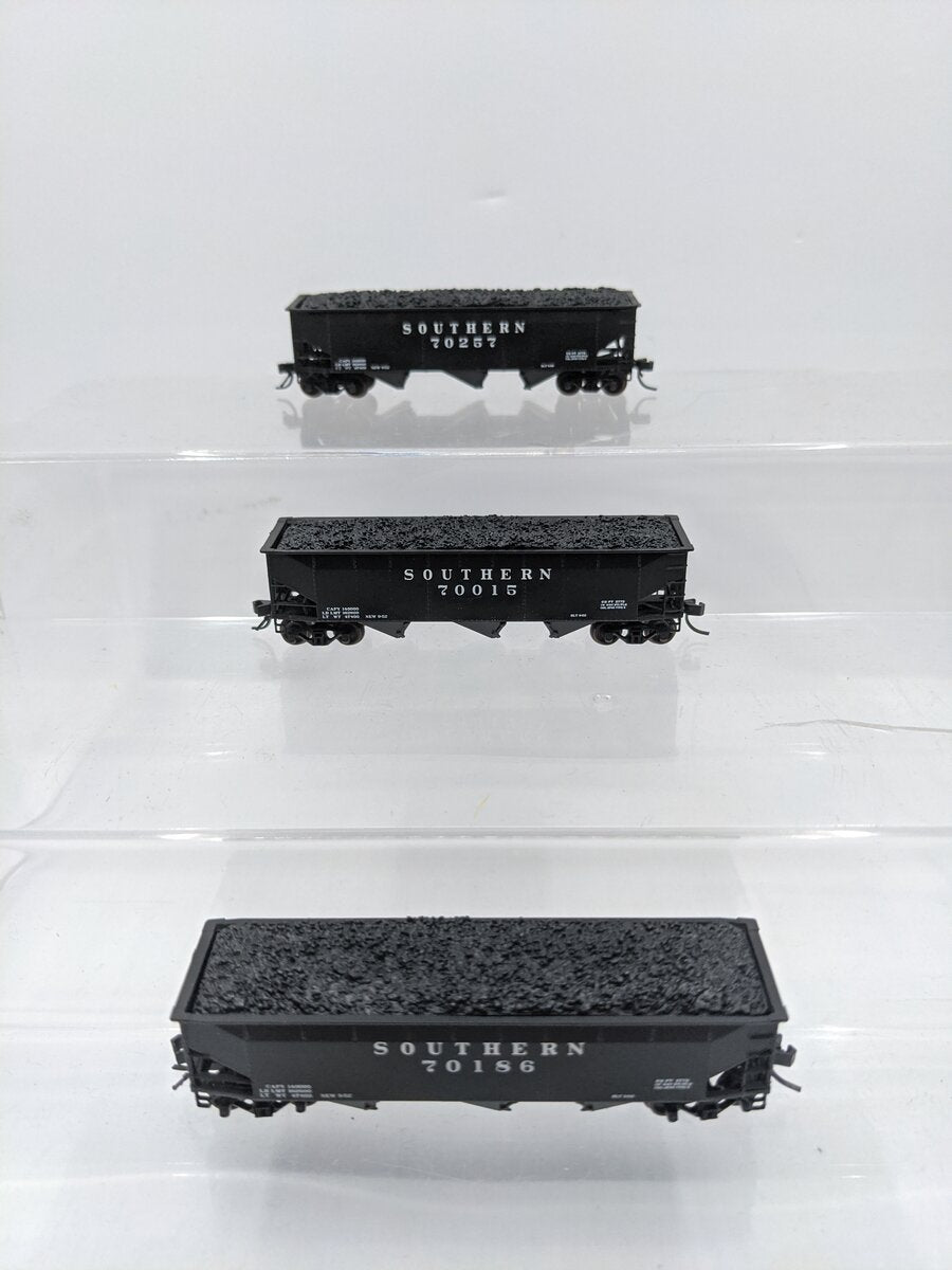Bluford Shops 73153 N Scale Southern Railway Offset Side Hopper (Set of 3) EX/Box