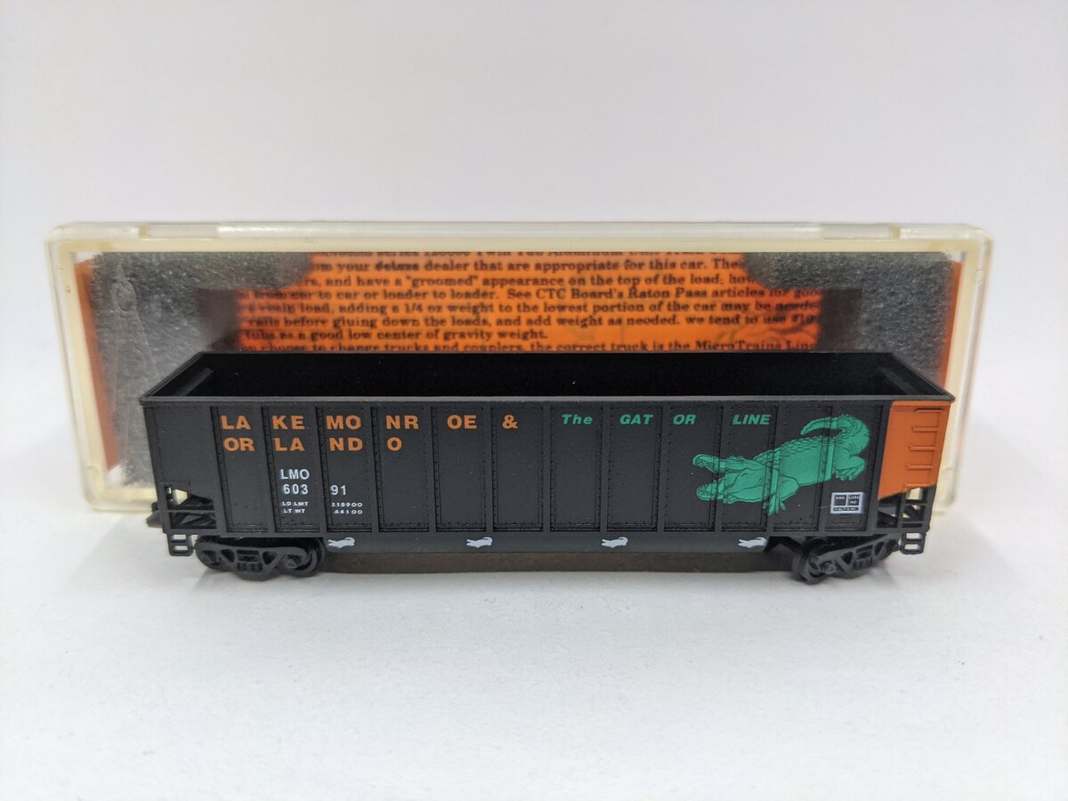 Deluxe Innovations N Scale Lake Monroe & Orlando Gondola #60391 LN/Box