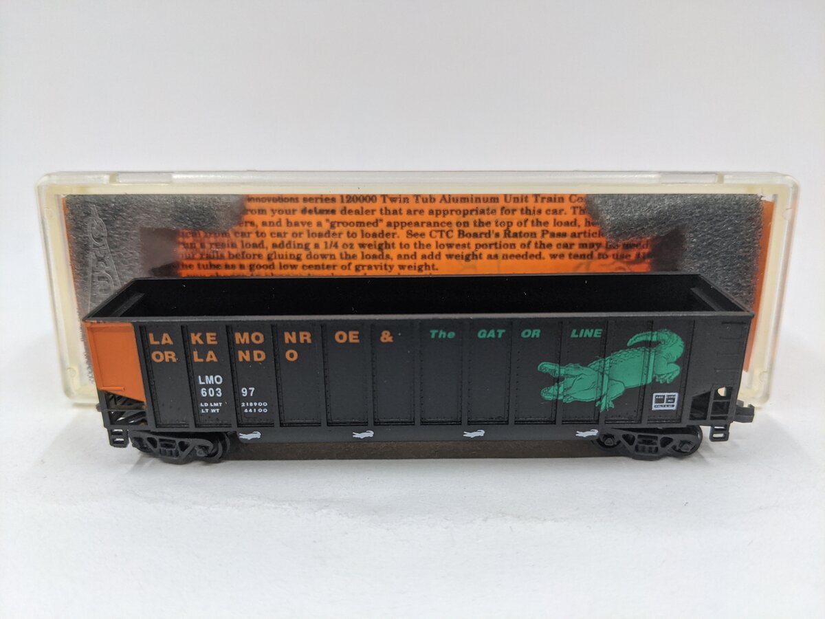 Deluxe Innovations N Scale Lake Monroe & Orlando Gondola #60397 LN/Box