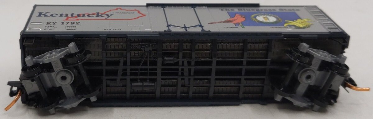 Micro-Trains 02100375 N Scale Kentucky Car 40' Plug Door Boxcar #1792 LN