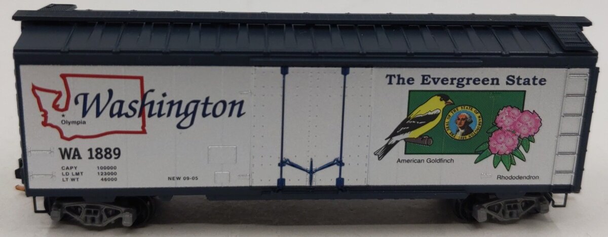 Micro-Trains 02100393 N Washington State 40' Standard Plug Door Boxcar #1889 LN