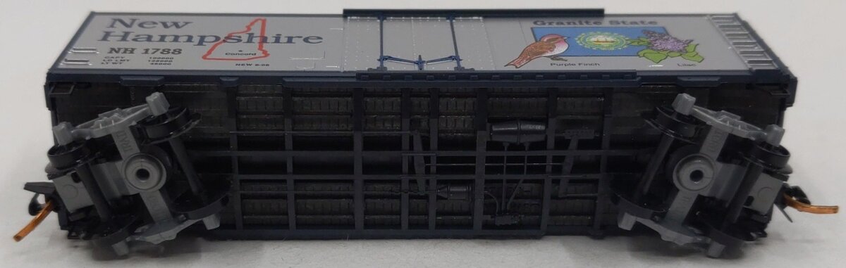Micro-Trains 02100404 N Scale New Hampshire State 40' Plug Door Boxcar #1788 LN