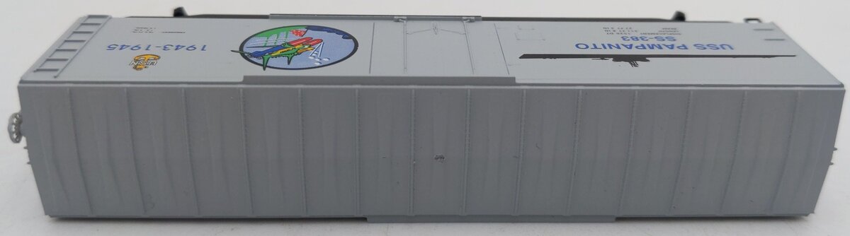Micro-Trains 03800403 N Navy Series USS Pampanito 50' Standard Boxcar #SS-383 LN