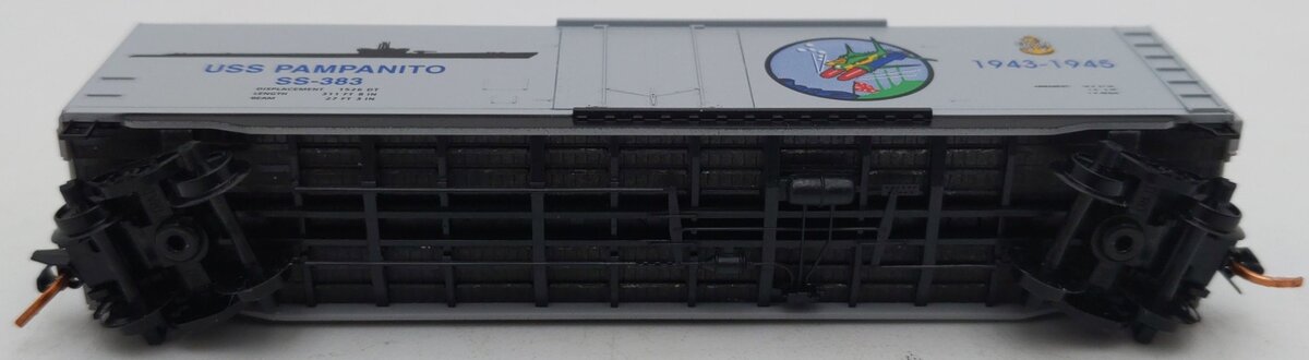 Micro-Trains 03800403 N Navy Series USS Pampanito 50' Standard Boxcar #SS-383 LN