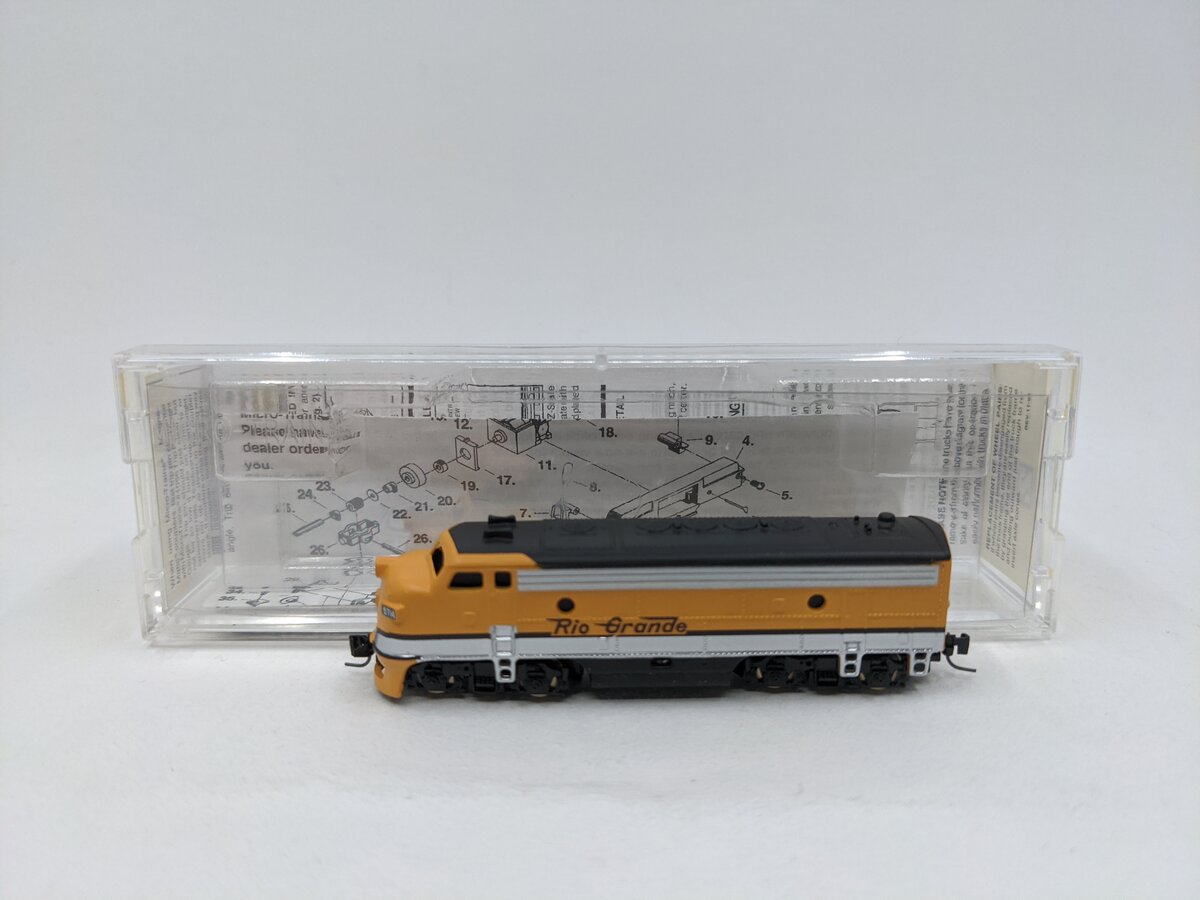 Micro-Trains 98001160 Z DRGW F7-A-Unit Powered Diesel Locomotive #5714 EX/Box