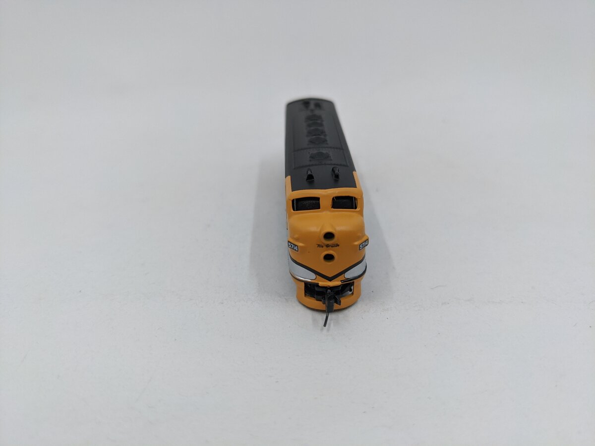 Micro-Trains 98001160 Z DRGW F7-A-Unit Powered Diesel Locomotive #5714 EX/Box