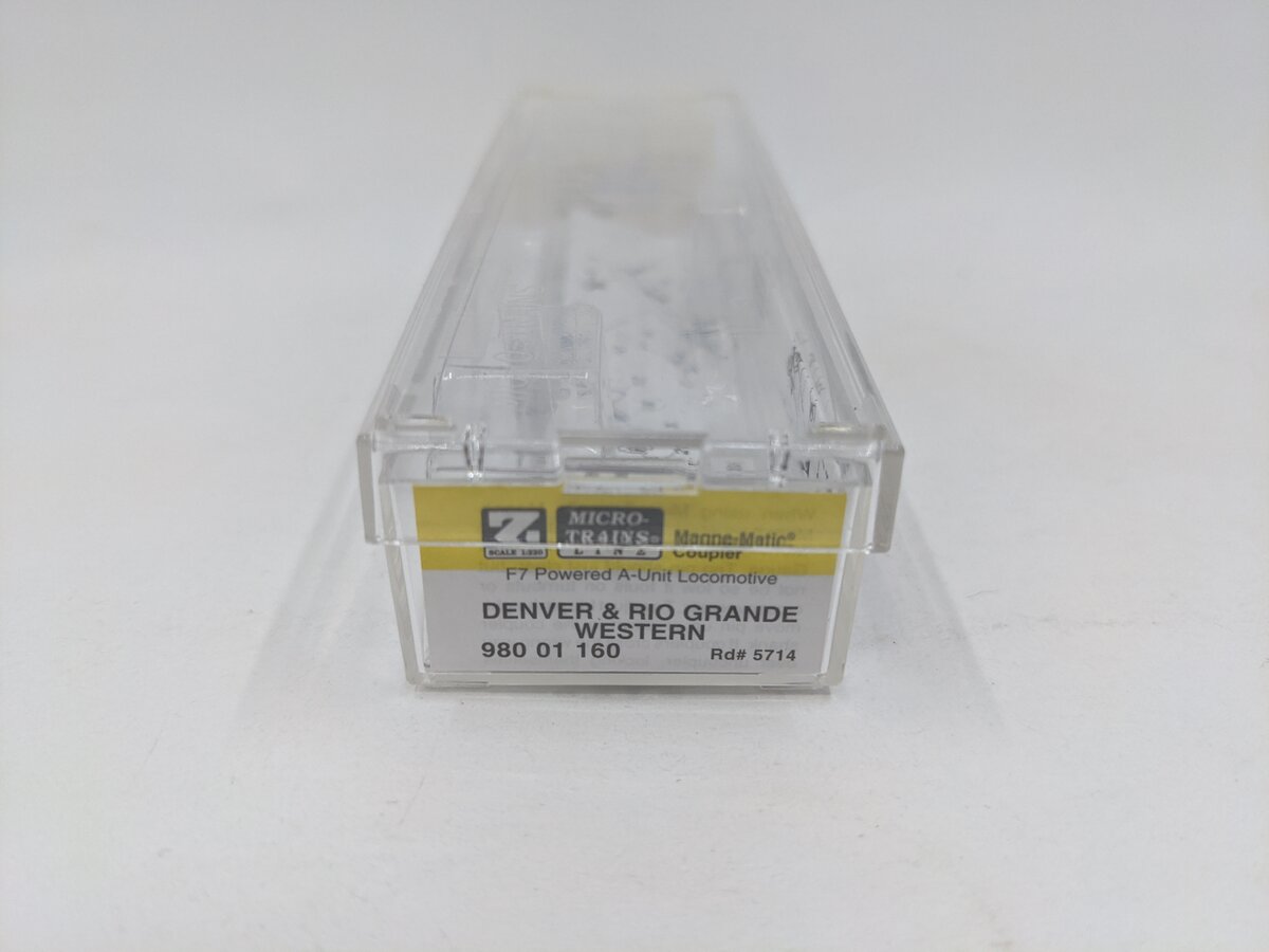 Micro-Trains 98001160 Z DRGW F7-A-Unit Powered Diesel Locomotive #5714 EX/Box