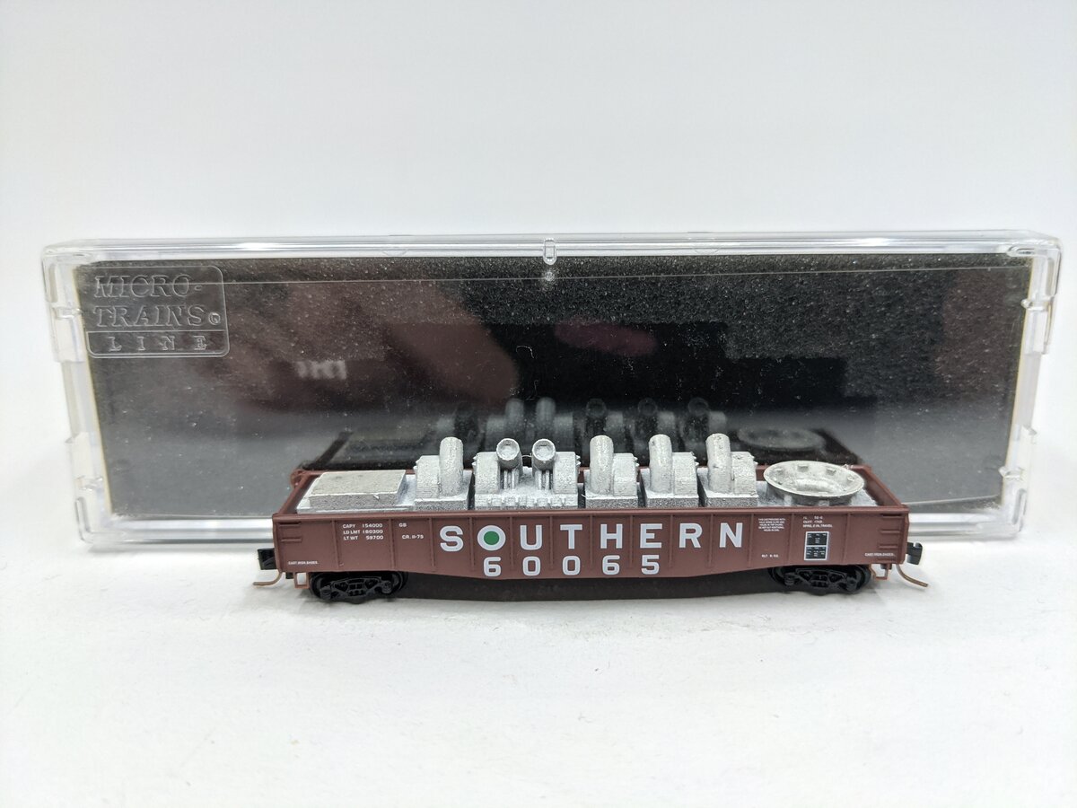 Micro-Trains 52200371 Z Southern 50' Fishbelly Side Gondola w/Load #60065  EX/Box